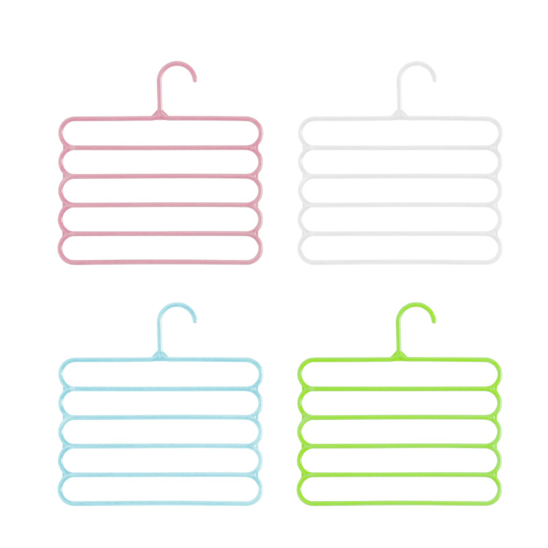 Pantalones de almacenamiento de artefactos para colgar pantalones percha especial para el hogar sin huellas de almacenamiento multifuncional percha de pantalones multicapa ahorrar espacio