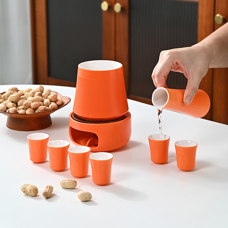 温酒器家用套装烫酒壶老式加热酒具暖黄酒温酒具套装