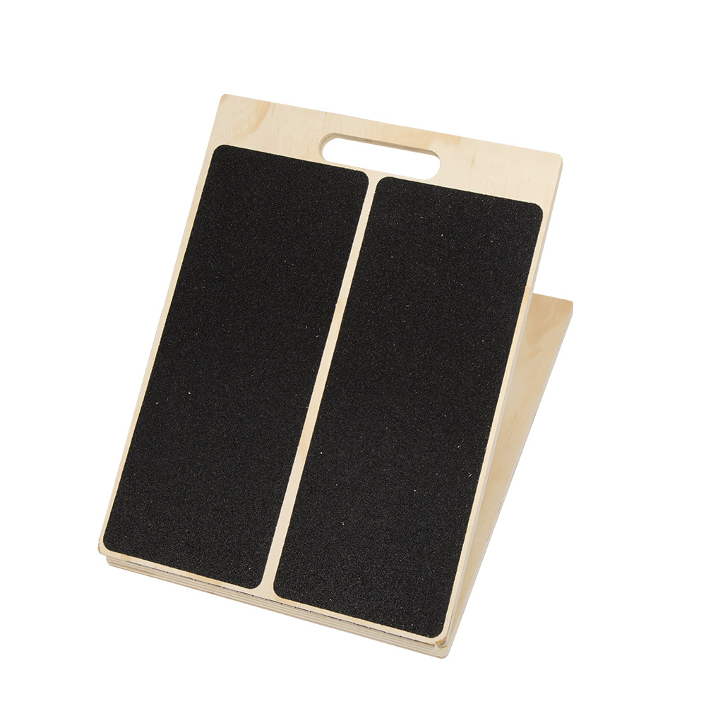 Solid wood stretching board, fitness incline board, wooden training board, leg slimming tool, indoor exercise arm stretching incline board