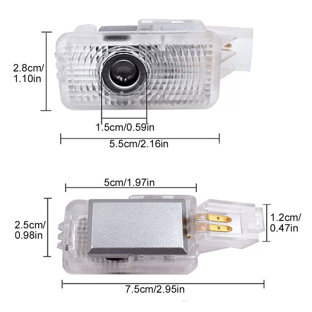 Car Welcome Lights for Acura, Special Door Welcome Lights, Projection Lighting on the Ground, Modified