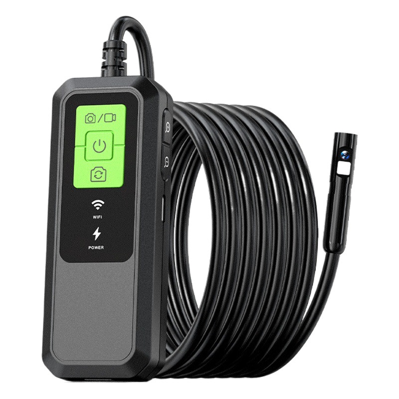 Endoscopio industrial de 2.4 pulgadas y 200w, endoscopio de tuberías portátil de alta definición, detector portátil para reparación de automóviles, venta al por mayor TK