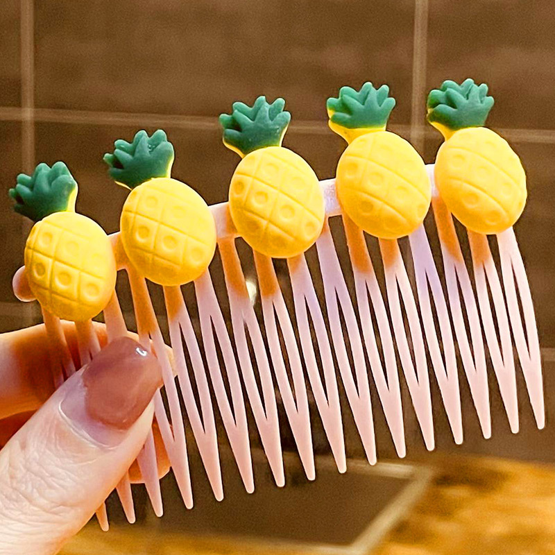 2022 nuevo estilo pelo roto artefacto peine para el cabello niños niña insertar peine accesorios para el cabello flequillos de niña acabado tocado de horquilla de verano