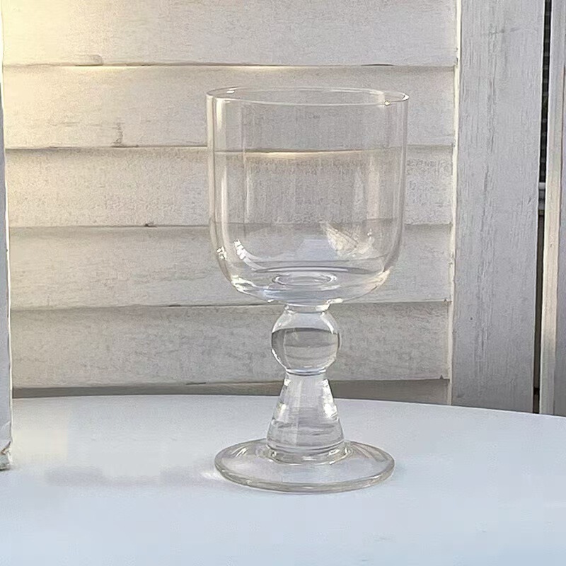順皿小衆デザイン中古高級感グラスレトロインスタ風シャンパングラスワイングラスワイン冷たい飲み物カップ|undefined