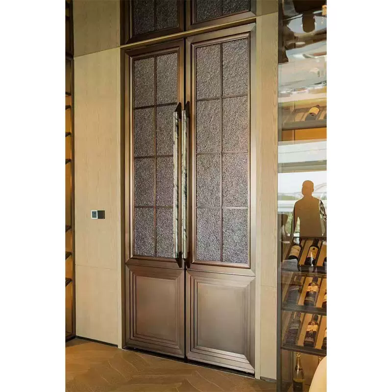 【免费出图】工程隔断门批发不锈钢玻璃推拉门商务酒店别墅整套门