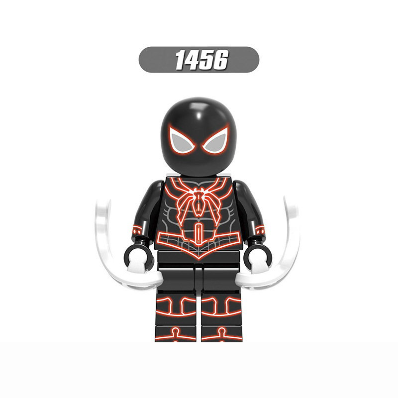 国境を越えた卸売ホットセール互換性のあるレゴスパイダーマンミニフィギュアシリーズ子供の教育用組み立て式小さな粒子ビルディングブロックおもちゃ|undefined
