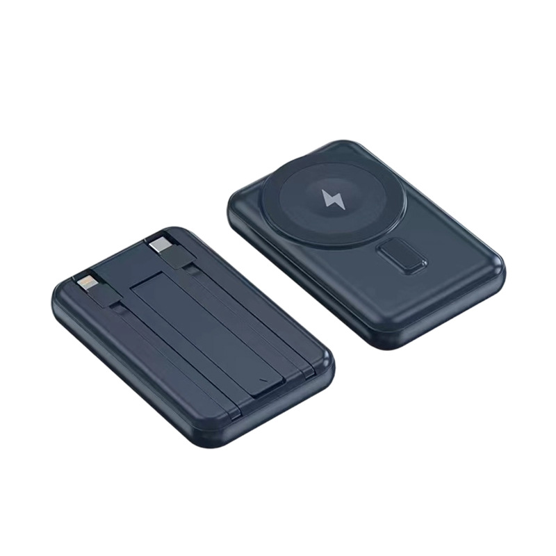 Fabricante de carga de gran capacidad puede cargar cuatro unidades al mismo tiempo con su propio soporte de carga magnética 10000 mAh carga rápida