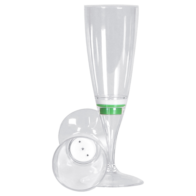 Venta directa de fábrica copa luminosa sensible al agua copa de vino LED copa de champán fiesta de boda copa de vino de regalo creativo de Navidad