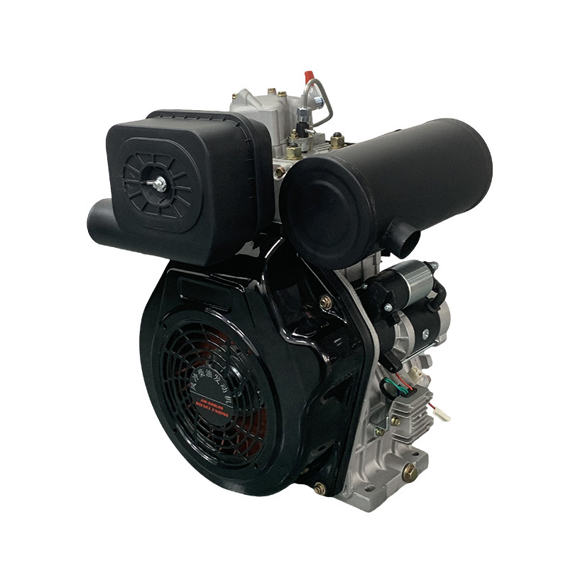 1100F Diesel Engine Powered Single-Cylinder Air-Cooled 14 Horsepower Agricultural Marine Small Tractor Micro Tiller