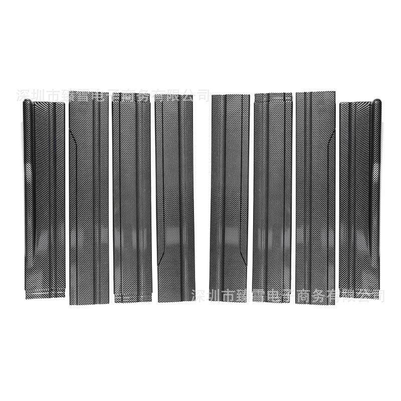 (2개) 폭스 바겐 BMW 메르세데스-벤츠 도요타를위한 8PCS GM 사이드 스커트 펜더 스플리터 범퍼
