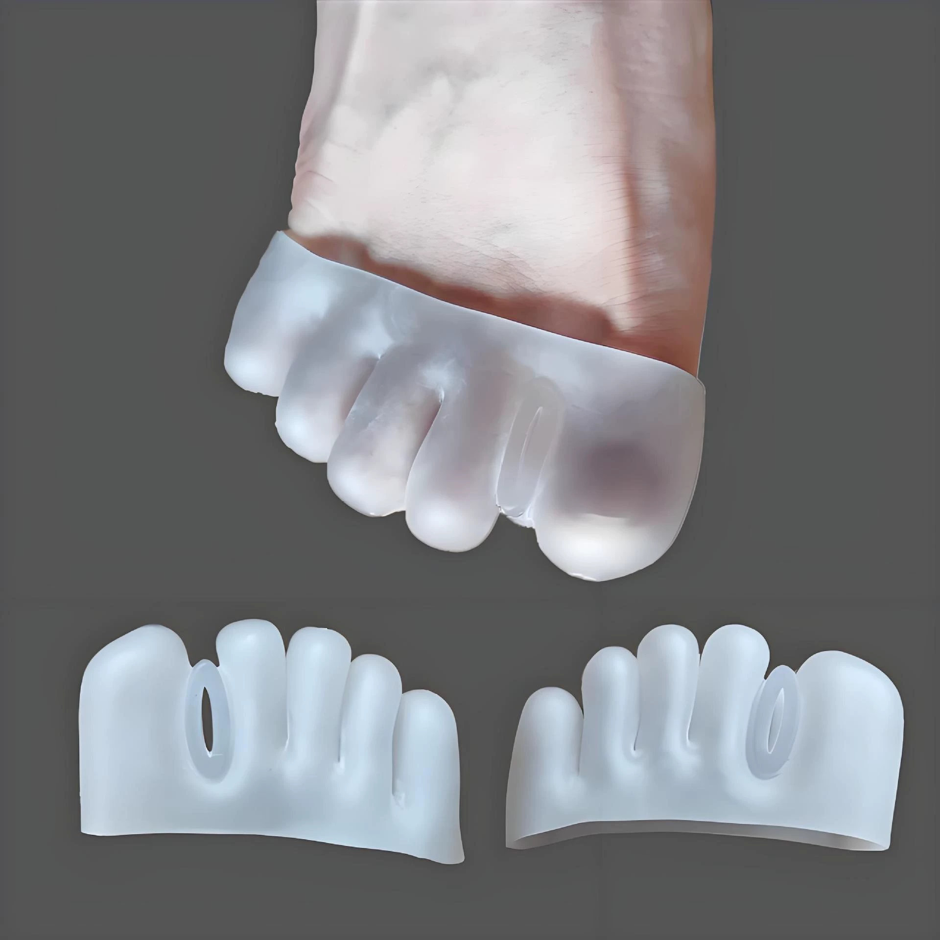 Разделитель пальцев ног с пятью пальцами, разделитель пальцев ног, большая кость ноги, разделитель пальцев для взрослых, перекрывающийся разделитель пальцев