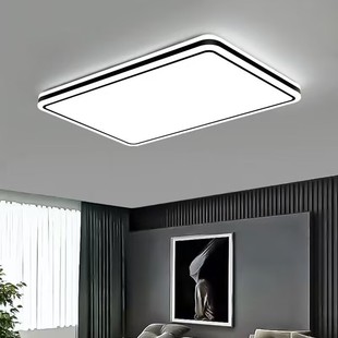 Voice Intelligent Led Ceiling Lamp Round Bedroom Lamp Living Room Lamp Simple and Atmospheric Restaurant Balcony Aisle Lamp Lamp