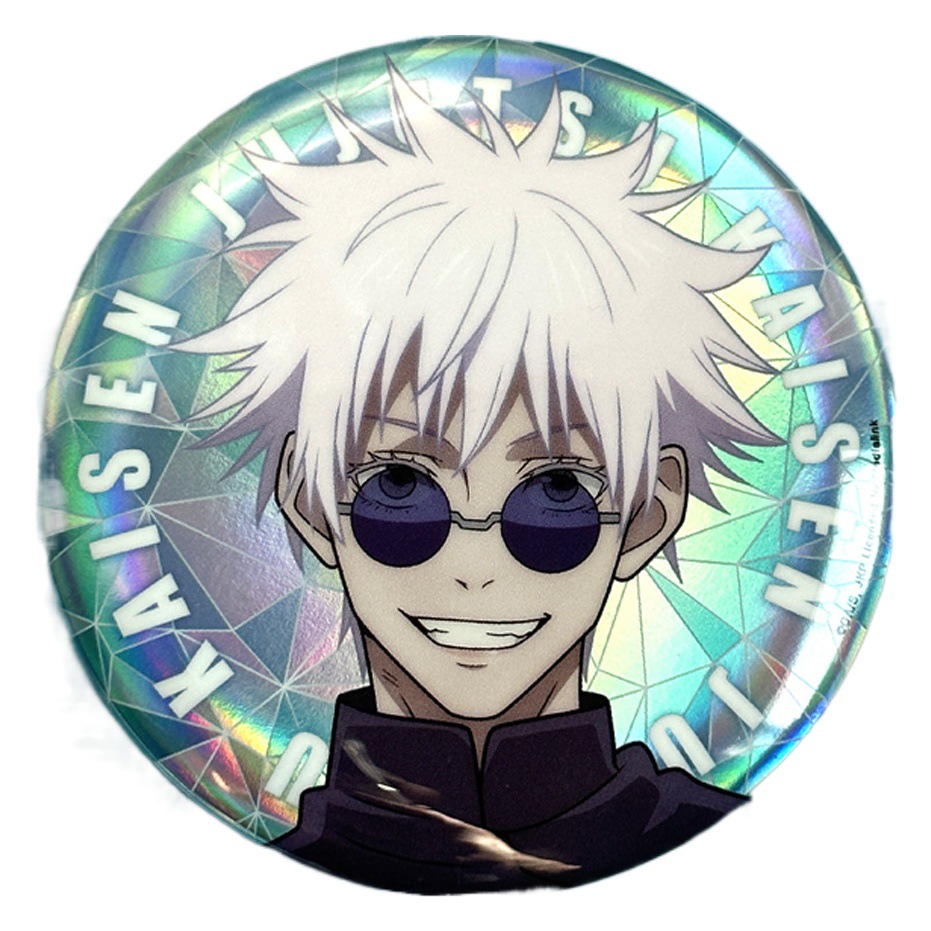 Authentic cursing back to battle Huaiyu article five Wu Xia Youjie laser big badge bar 75mm
