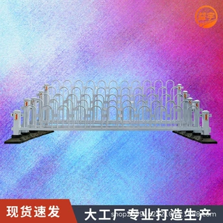 现货供应京式市政护栏道路中央隔离栏人行道防护栏学校小区道路安