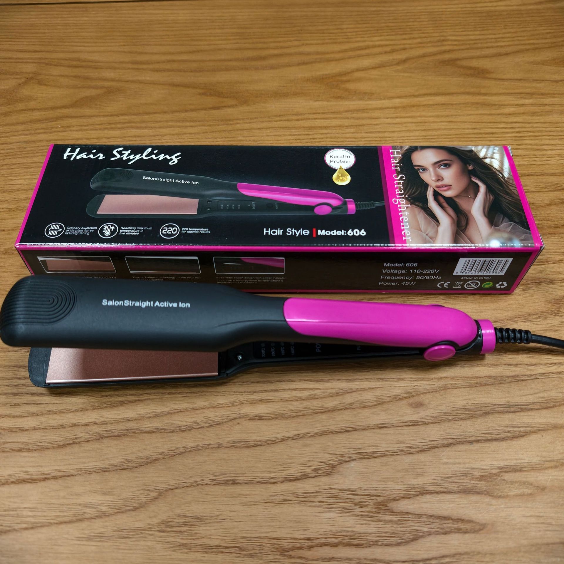 Factory Direct Hair Straightener, Hair Straightening Iron, Hair Straightening Plate, 606 Straightening Plate, Electric Hair Straightener