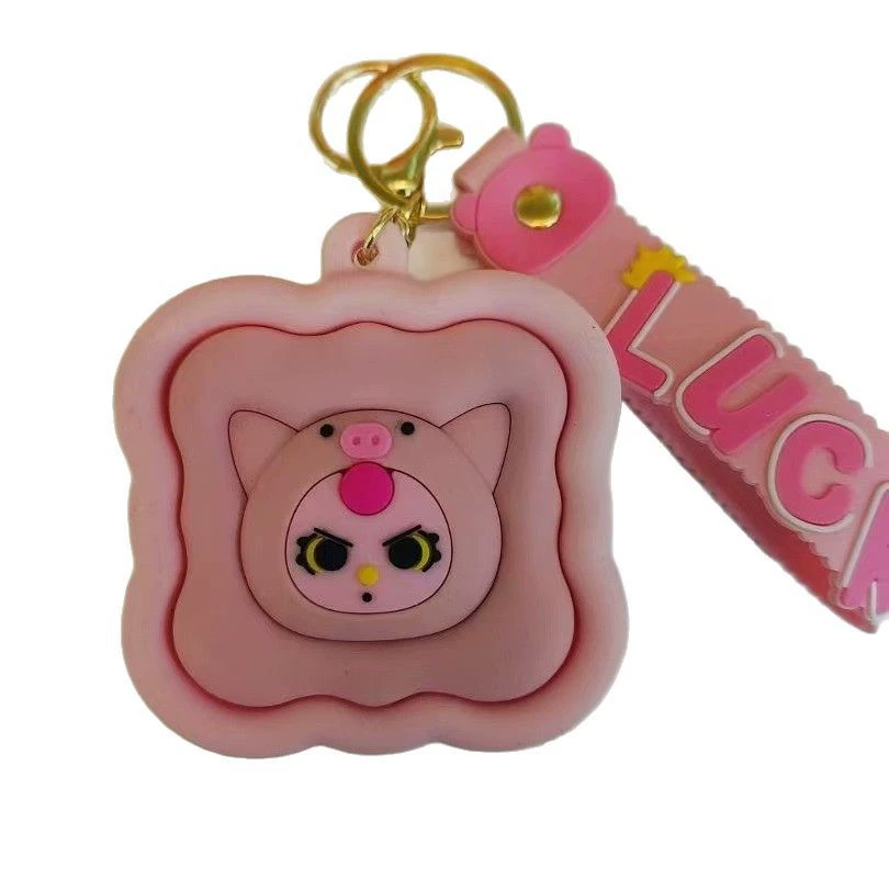 Cartoon wallet, bag, keychain for beloved