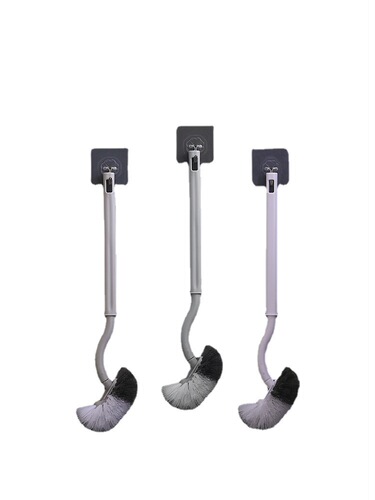 Household wall-mounted S-type toilet brush curved long-handled cleaning brush no dead ends toilet cleaning artifact manufacturer wholesale