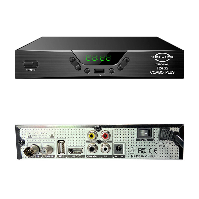 スポットアフリカガーナコンボ DVB T2 + S2 セットトップボックススーパーマスター T2 S2 TV ボックス|undefined