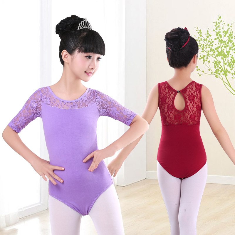 Ropa de baile para niños, ropa de práctica, trajes de baile chino de verano, trajes de gimnasia para danza folclórica, trajes de una pieza de manga corta, trajes de examen con entrepierna abierta