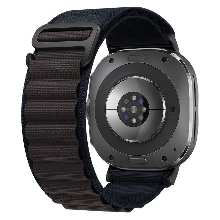 xDfind Black Buckle Alpine Nylon Loop Band para Samsung Galaxy Watch8 / 8 Classic / Samsung Galaxy