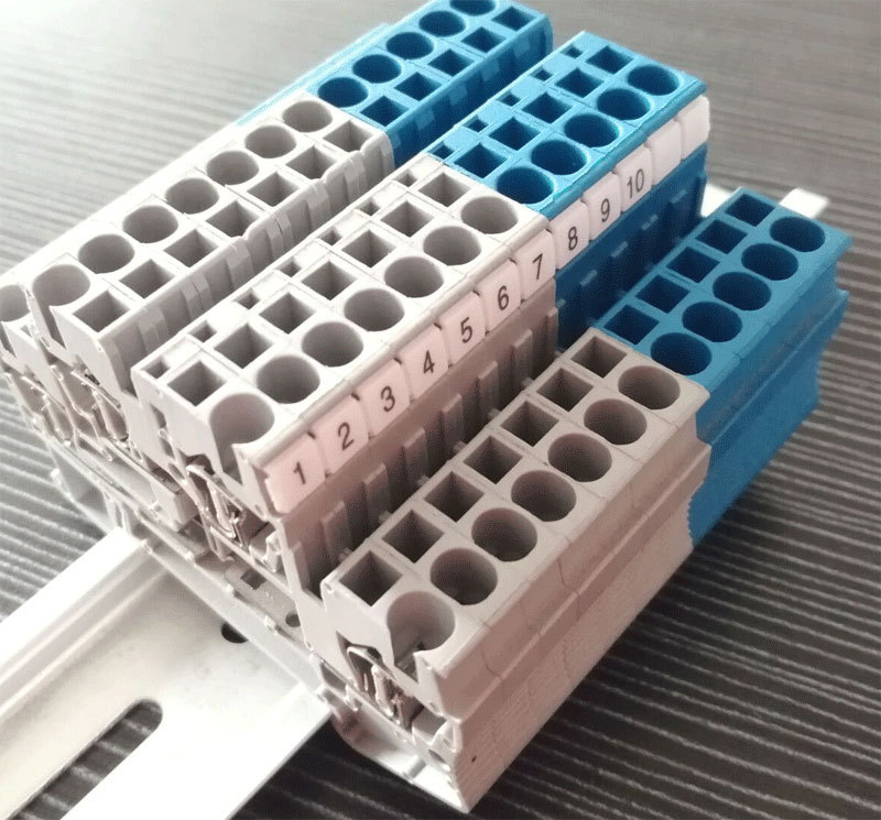 ZBFM5标记条空白印字数字标识牌适用ST2.5 STTB2.5 ST2.5-3LPT2.5