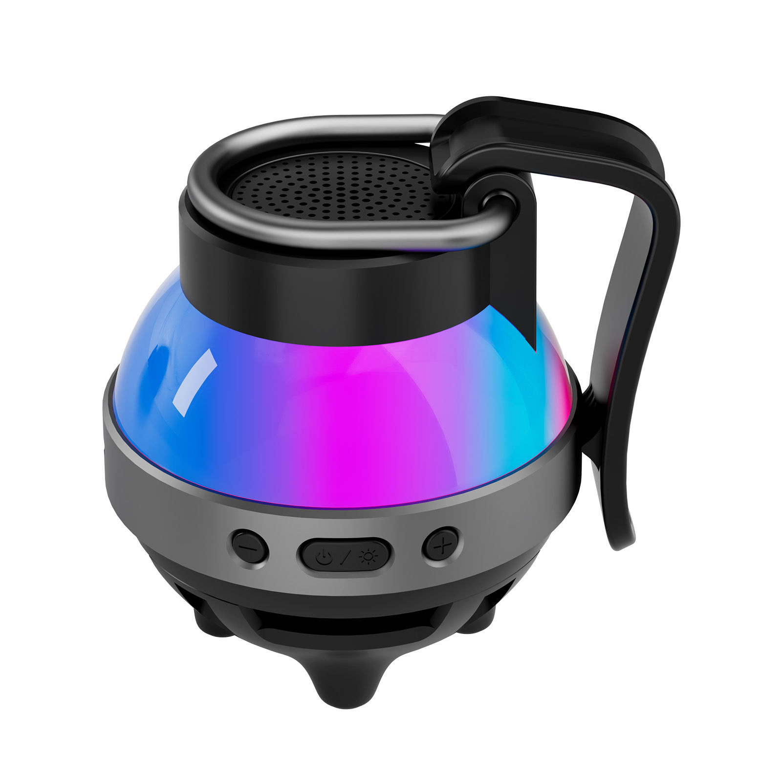 휴대용 미니 블루투스 스피커 RGB 무드등 USB 충전 손잡이형