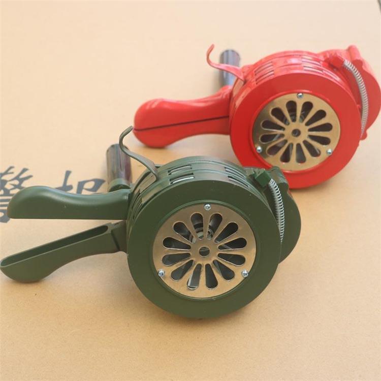 手摇报警器消防森林防火灾演习手持预警器手动蜂鸣疏散防空警示器