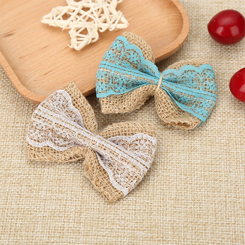 Mattule Bow Handmade DIY Maispot Supplementary Materials Decoration Flower Double-layer Exquisite Lace Wedding Clothing Shoemon and Hat Accessories