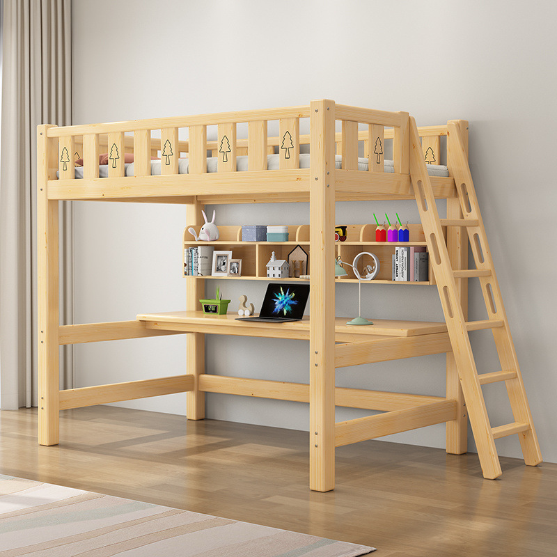 大人用全無垢材ロフトベッド、子供用二段ベッド、大人用ハイ＆ローベッド、テーブル、大人用二段ベッド、二段ベッド|undefined