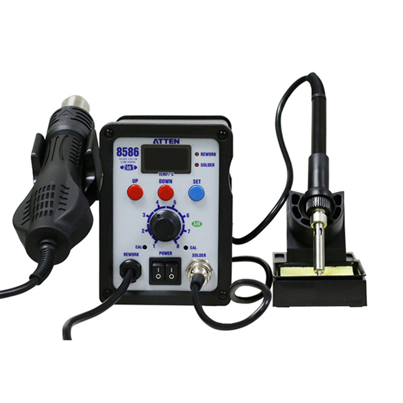 ATTEN安泰信 AT8586 经济型二合一维修系统 电焊台+热风拆焊台