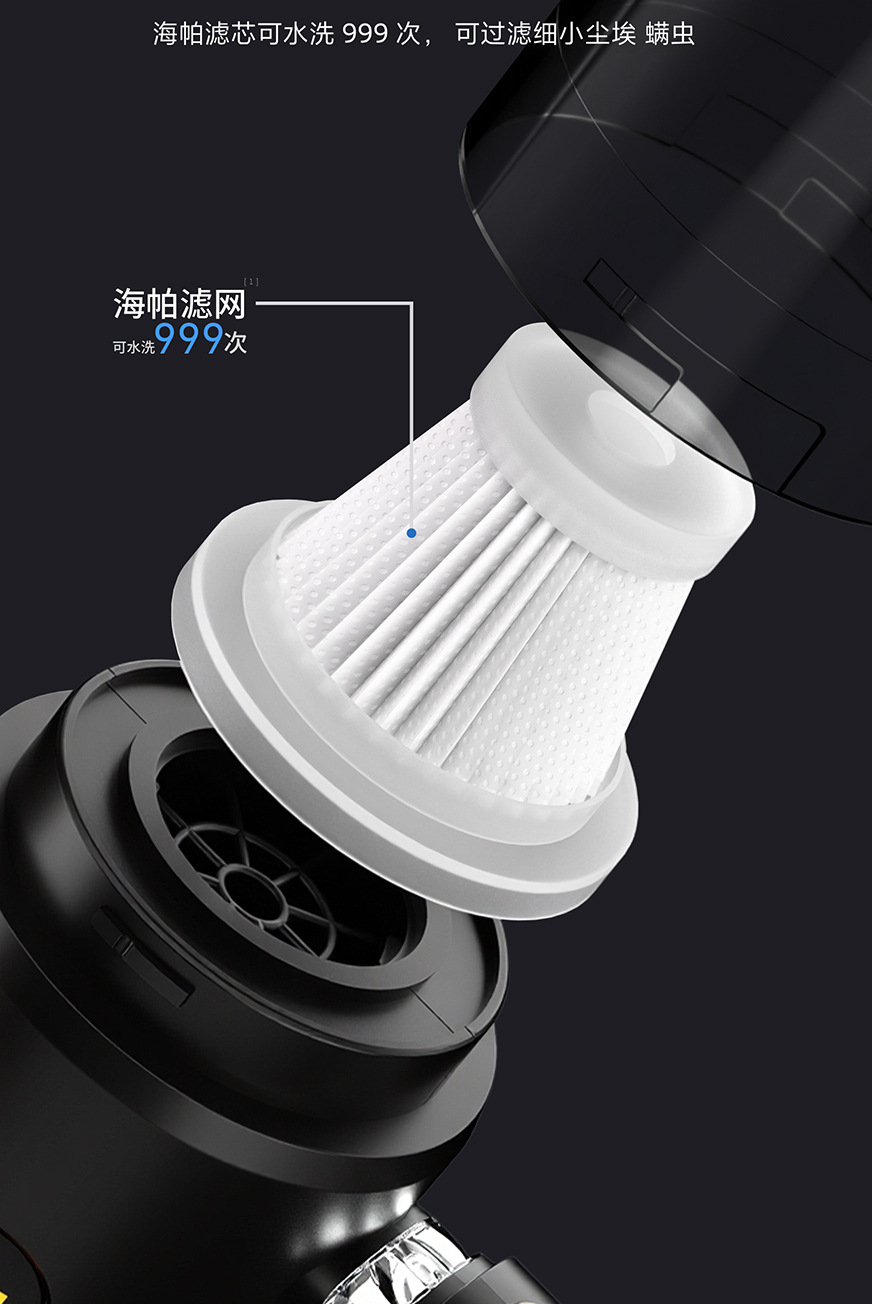 Car Vacuum Cleaner, Car Handheld Brushless Vacuum Cleaner, Wireless Dust Collector for Motorcycles, Suction and Blowing Dual-Purpose Pet Hair Collector