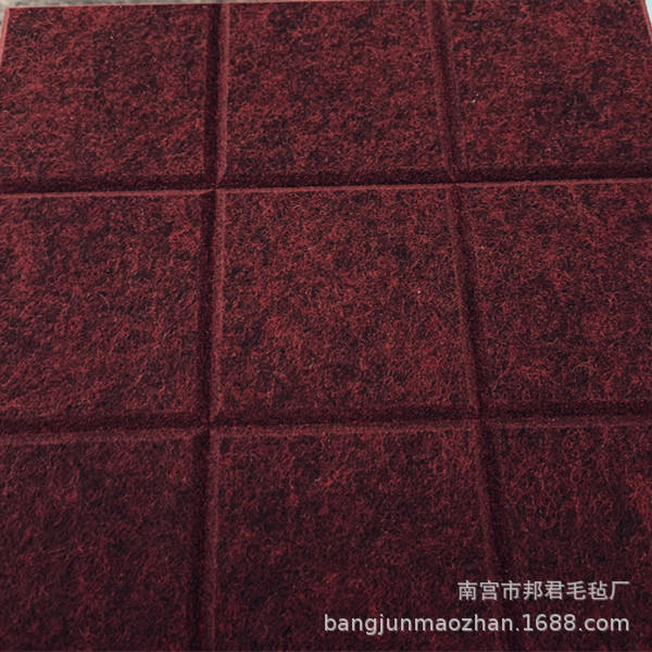 9mm grueso fieltro etiqueta de la pared nueve rejilla tablero de mensajes de Kindergarten trabaja tablero de exhibición de color DIY foto de la pared de fondo