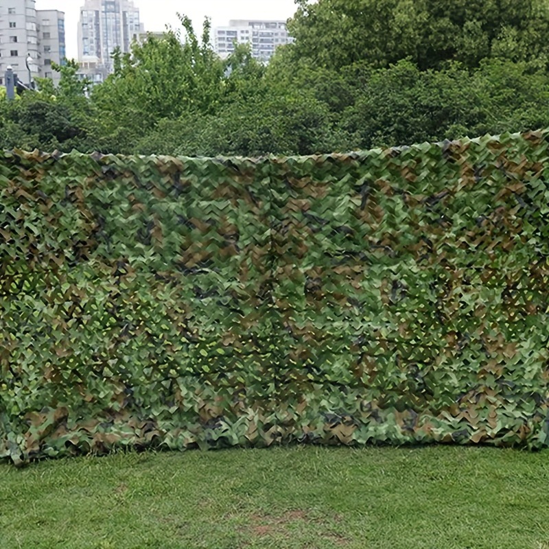 Anti-drone camouflage net, defense net, mountain greening, outdoor encrypted sunshade net, thickened camouflage net fabric