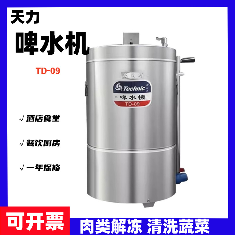 天力啤水机TD-9商用解冻机排骨肉类洗肉机洗菜小龙虾清洗菜去血水