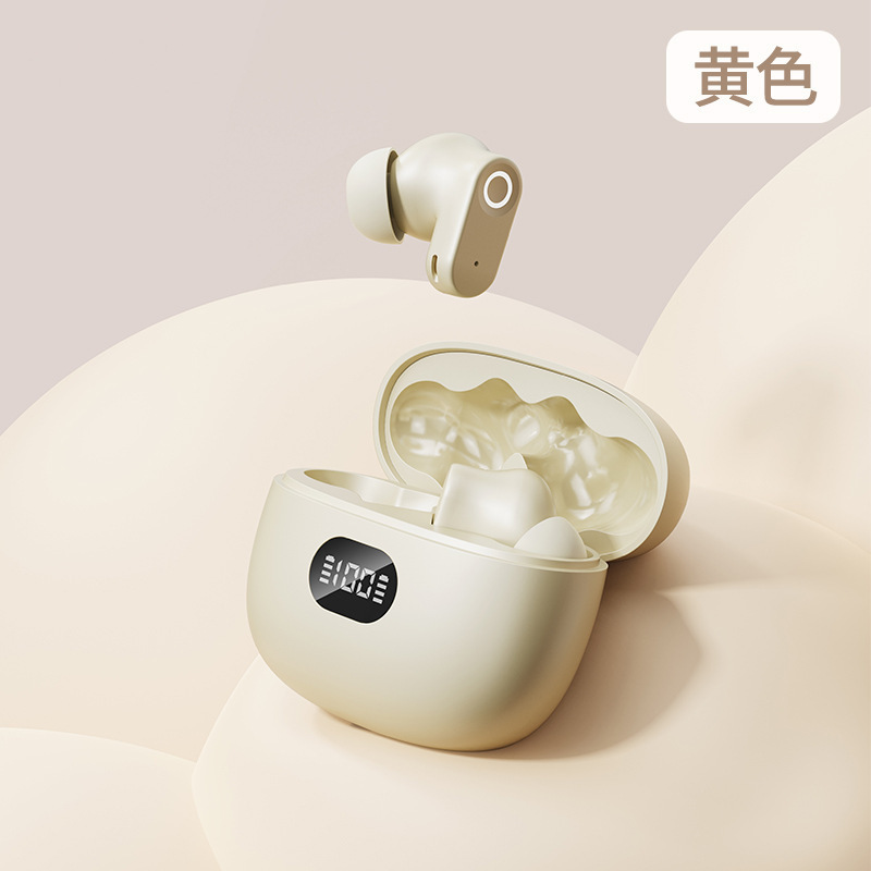 Audífonos Bluetooth AirMAX Transfronterizos, Intrauditivos, Pantalla Táctil LCD a Color, Reducción de Ruido, Modelo Transparente, Batería de Ultra Larga Duración, Deportivos