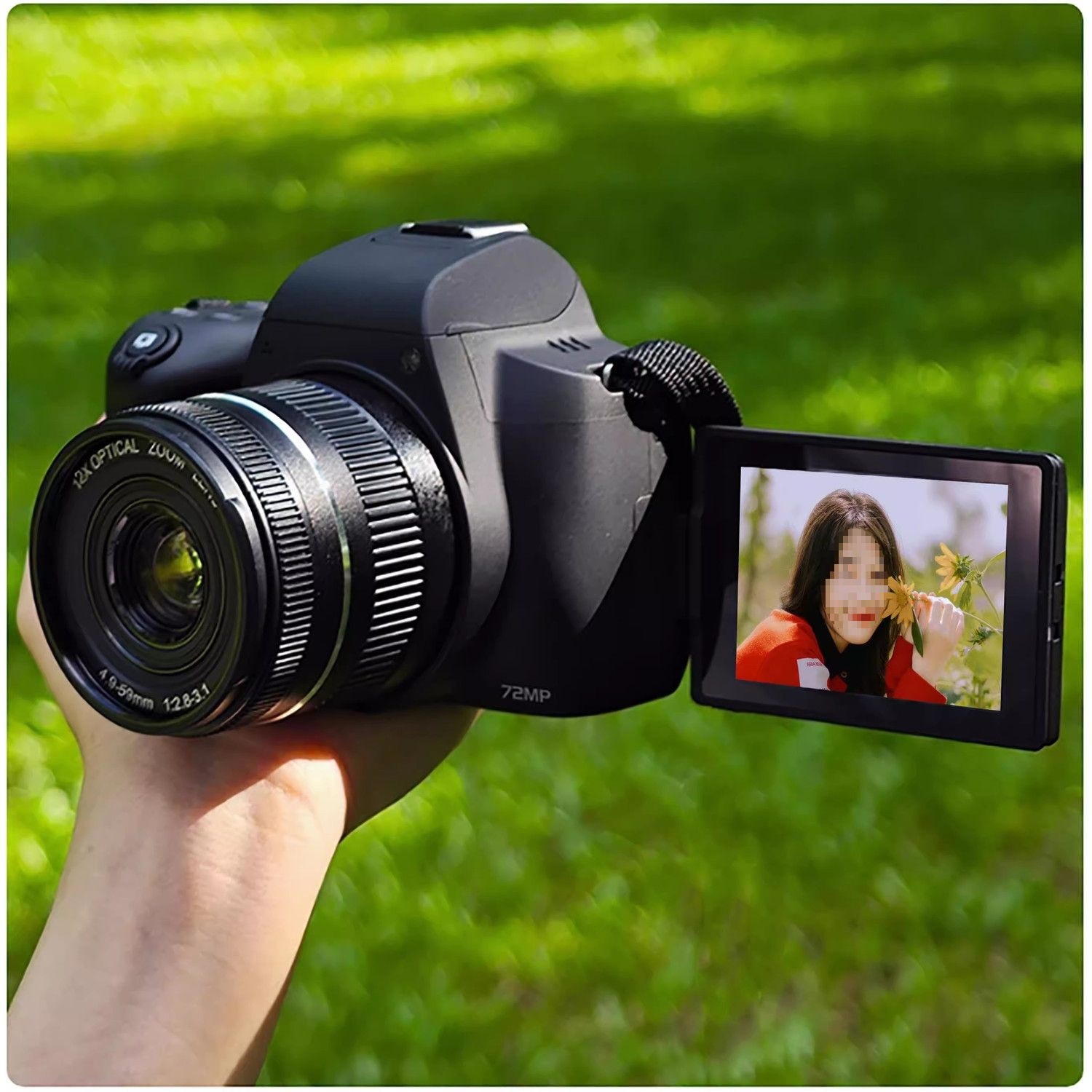 72 Million Pixel Wifi Digital Camera Hd Travel Student Entry-Level Micro-Slr Video Live Broadcast Camera