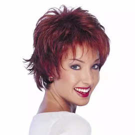 New wig high temperature silk fluffy short roll head cover