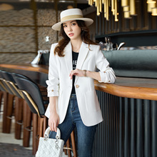 秋季新款气质设计感职业上衣百搭通勤女士小西服外套时尚休闲长袖
