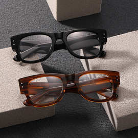 新款欧美板材眼镜镜架眼镜大框镜框街拍网红眼镜跨境外贸现货批发