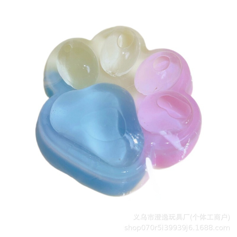 跨境爆款彩虹三色猫爪捏捏小红书同款高颜值创意玩具七彩猫爪发泄|undefined