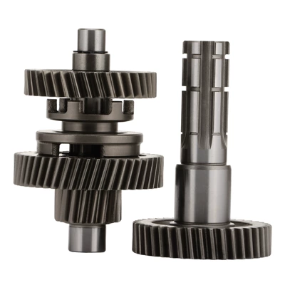 17t Motorcycle Engine Gearbox Transmission Shaft Gear Outer Case Main and Auxiliary Shaft Au Atv200 Atv 200 (Motorcycle engine and accessories)