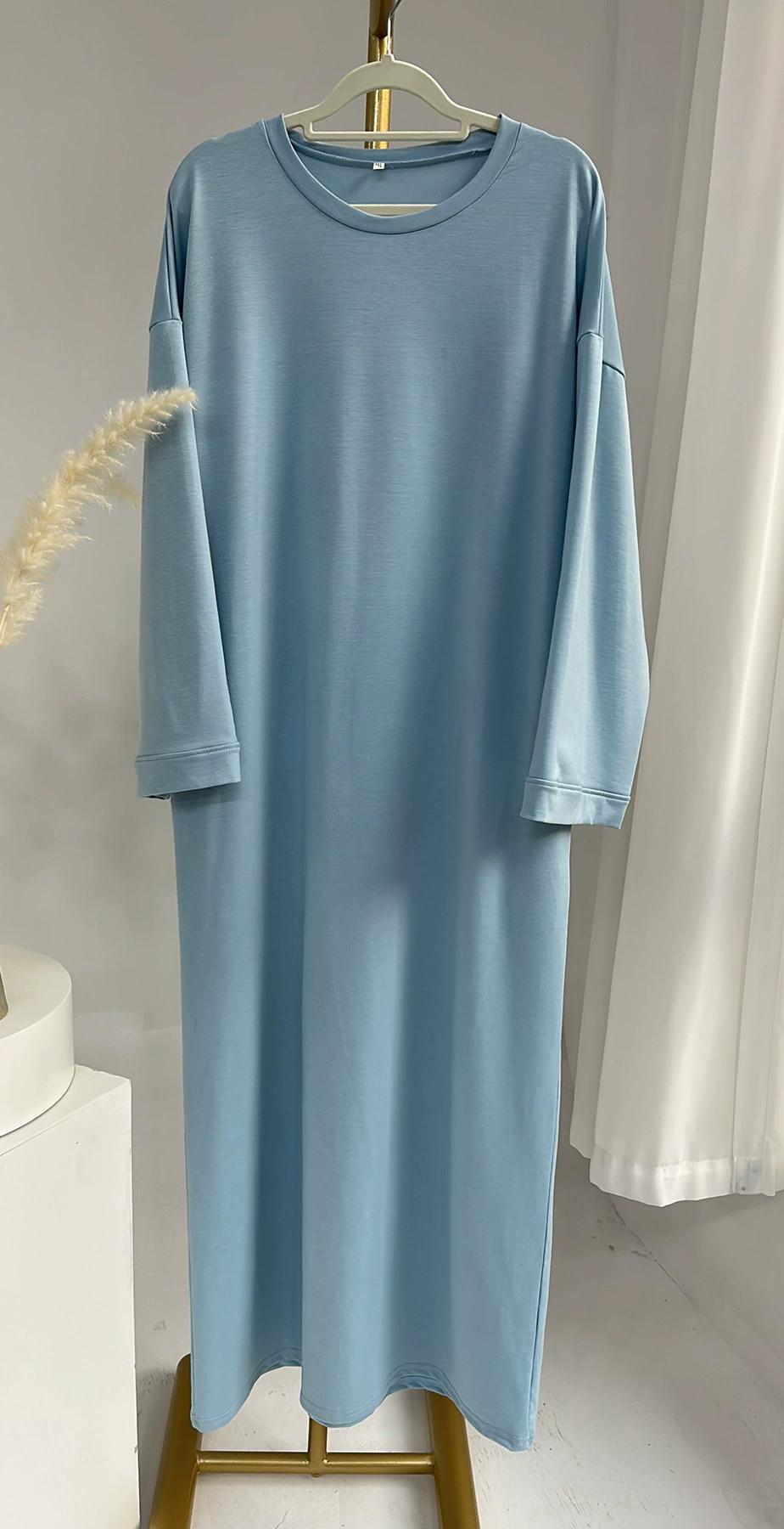 Loriya2024 Скорость на Дубай Дубай Ближний Восток Türkiye Dubai Непрозрачный цвет Sweat Dress LR737