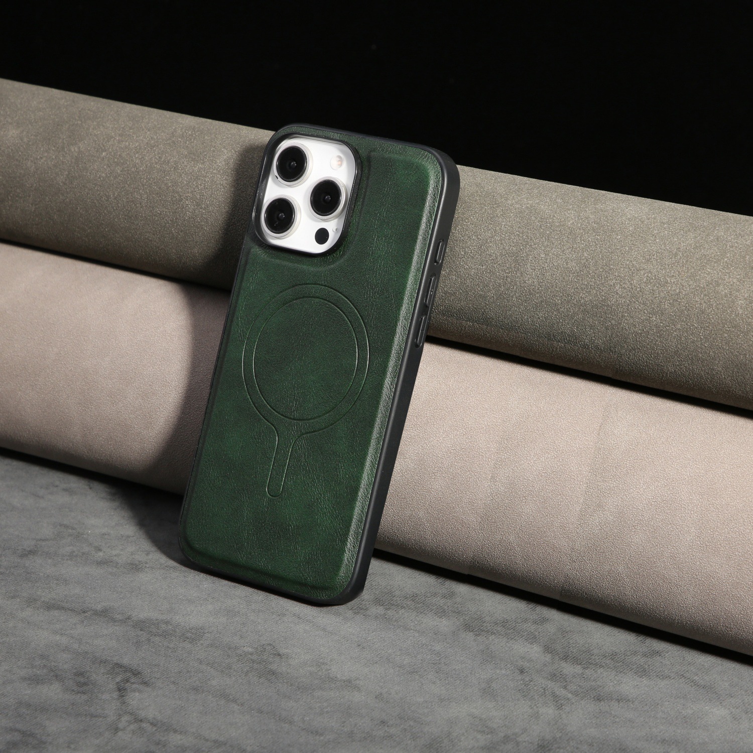 Funda magnética con anillo para iPhone 17 Pro Max, compatible con carga inalámbrica, protección anticaídas para la serie Apple 17