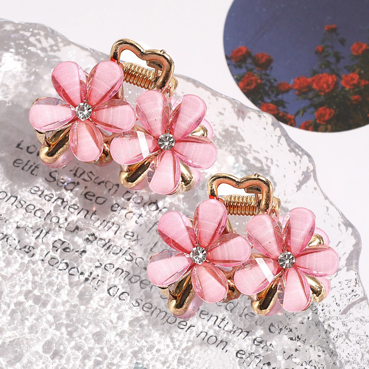 10g Weight Hair Clip, Hair Claws Hair Accessories Type Rhinestones Inlay Material 1 Pair Quantity Holiday, Daily Occasion Alloy Material Mountain, Knot, Butterfly, Bow Knot, Plumeria Pattern All Seasons Season Women's Gender Cute, Sweet Style Cute Sweet Women's Mountain Knot Butterfly Alloy Rhinestones Hair Clip Hair Claws 11