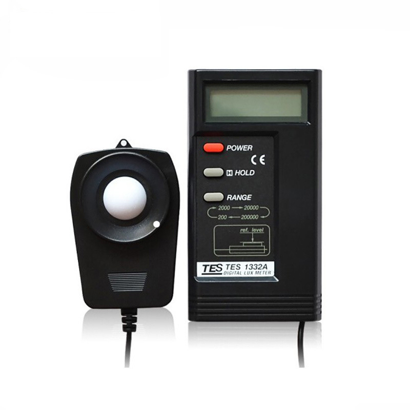 台湾泰仕TES-1332A光照度计数字工业测光仪 高精度亮度照度仪