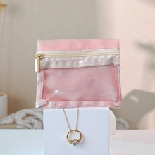 便携首饰盒耳环耳钉项链饰品袋收纳袋戒指手镯旅行首饰收纳包跨境