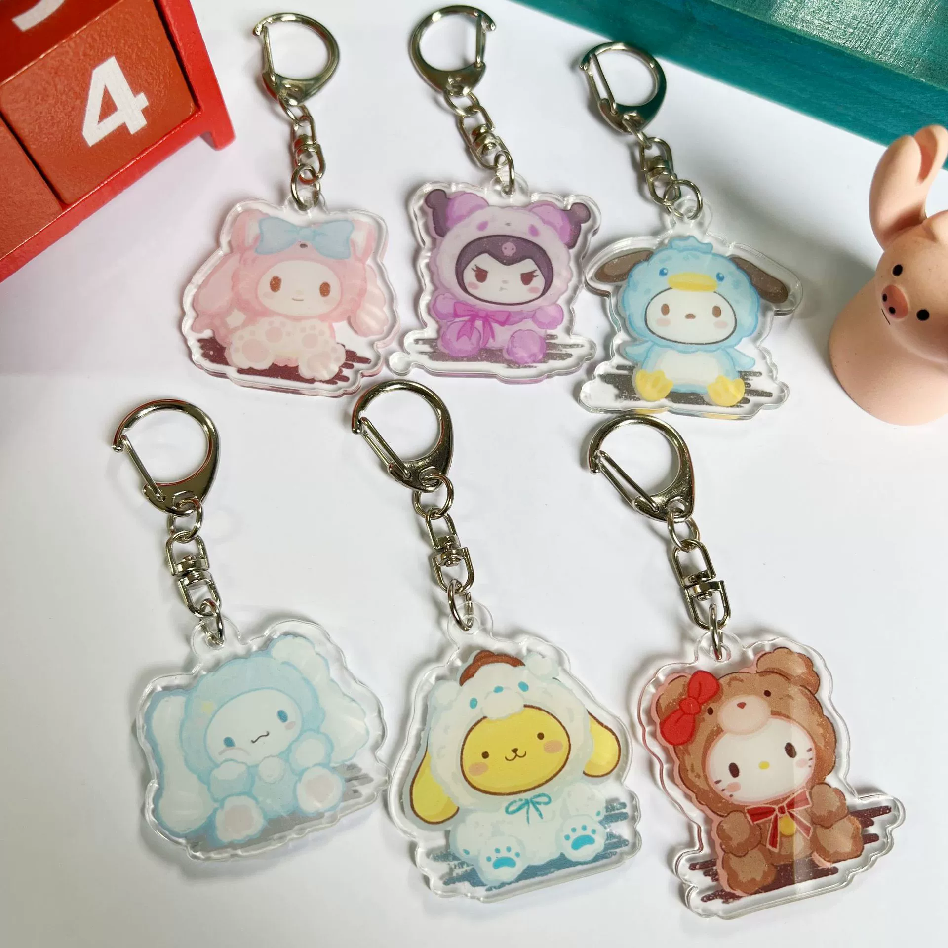 Hello Kitty, японский кулон, украшение для сумки, брелок для любимого, подарок на день рождения