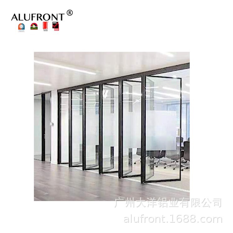 Wangpin Doors and Windows As2047 Certified Soundproof and Heat-Insulating Folding Door Multi-Panel Hollow Tempered Glass for High-Rise Residential Buildings Wangpin Doors and Windows As2047 Certified Soundproof and Heat-Insulating Folding Door Multi-Panel Hollow Tempered Glass for High-Rise Residential Buildings