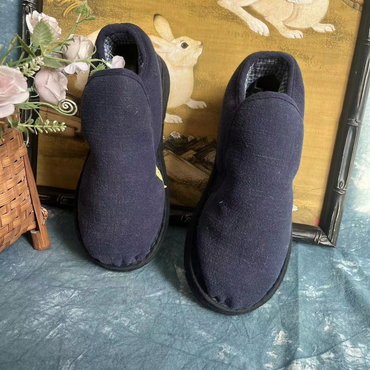 Genuine winter retro espadrilles