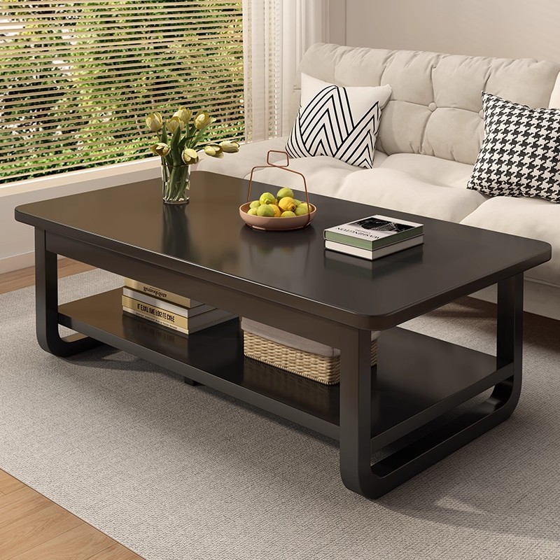 Mesa de té pequeña sala de estar simple pequeña mesa de oficina moderna simple sofá rectangular mesa de té