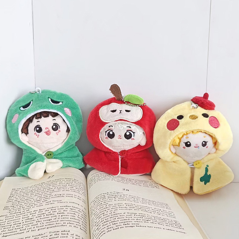 Love and Deep Space Qin Che Qiyu 10cm Cotton Doll Cloak Doll Clothes High-Looking Stuffed Doll Cartoon Accessories